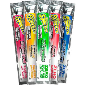 Sqweeze ZERO Electrolyte Freezer Pops - Assorted Flavors, 3 oz., 150/Case