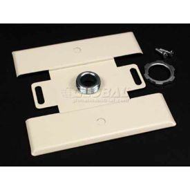 Back Feed Fitting, White, 4-1/2"L