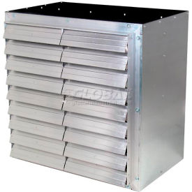 50" Galvanized Wall Master Exhaust Fan, Belt Drive, 1hp, 3 Phase