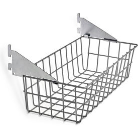 15" Wire Basket With Lock On Brackets