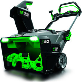21" Cordless Snow Blower Kit, Steel Auger, Dual Port, with 2 5.0 Ah Batteries