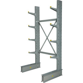Single Sided Cantilever Rack Starter, 2" Lip 48"Wx33"Dx96"H - 1000 Series