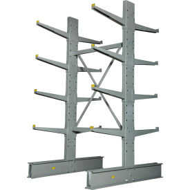 Double Sided Cantilever Rack Starter, 2" Lip48"Wx54"Dx96"H