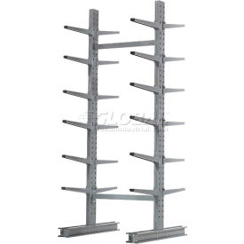 Double Sided Cantilever Rack Starter, 72"Wx78"Dx120"H