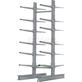 Double Sided Cantilever Rack Starter, 72"Wx107"Dx144"H