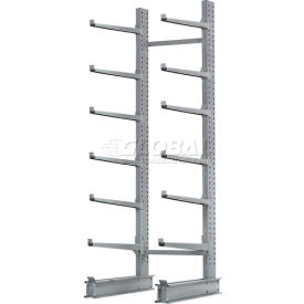 Single Sided Cantilever Rack Starter, 72"Wx49"Dx120"H - 4000 Series