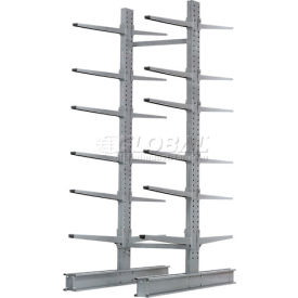 Double Sided Cantilever Rack Starter, 72"Wx82"Dx120"H