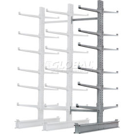 Double Sided Cantilever Rack Add-On, 2" Lip, 72" W x 107" D x 144" H