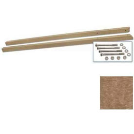 Posts and Hardware for Outdoor Message Center - Weathered Wood