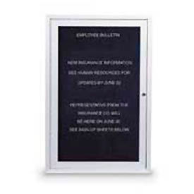 One-Door Indoor Letter Board - 18"W x 24"H
