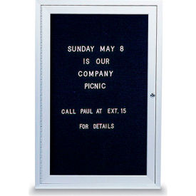 One-Door Indoor Letter Board - 24"W x 36"H