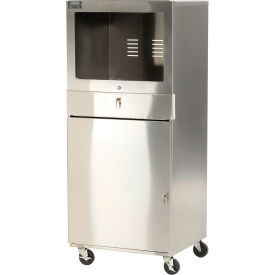 Stainless Steel Mobile Computer Cabinet
