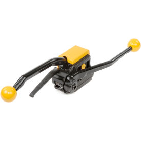Sealless Strapping Tool w/ Adjustable Strap Width, Yellow & Black