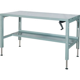 Parent Workbench W/ C Channel Leg, Steel, 48"W x 29"D, Gray