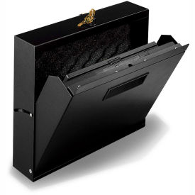 Wall-Mount LapTop Locker Security Cabinet, Black.