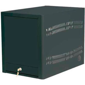 Laptop Depot Storage and Charging Cabinet, 5-Device Capacity, Black