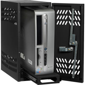 Large Hanging CPU Locker CPU2-T25, Black