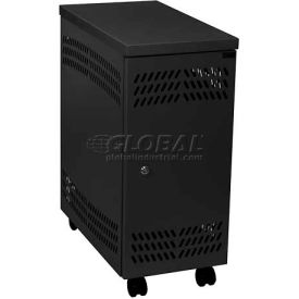 Large Mobile CPU Locker CPU2-M, Black
