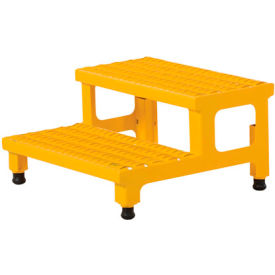 Adjustable Height Step Stand, Carbon Steel 24"W x 24"L