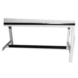 Steel Footrest, White
