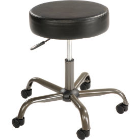 Antimicrobial Medical Stool - Vinyl - Black