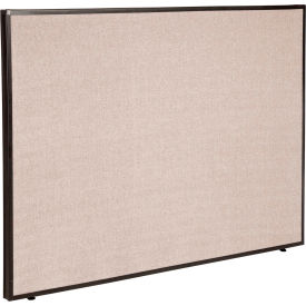 Office Partition Panel, 60-1/4"W x 42"H, Tan