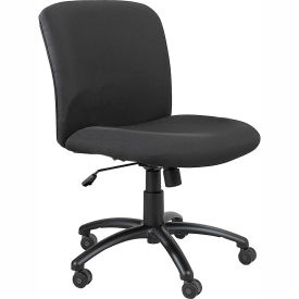 Big & Tall Mid Back Chair Black