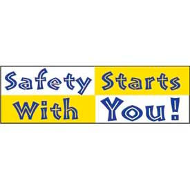 Safety Starts With You 3ft x 10ft