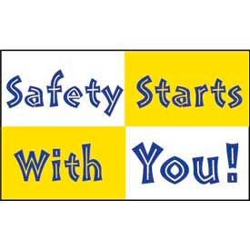 Safety Starts With You, 3ft x 5ft