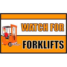 Watch for Forklifts, 3ft x 5ft