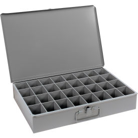 Steel Scoop Compartment Box 107-95 - 32 Compartments 18 x 12 x 3