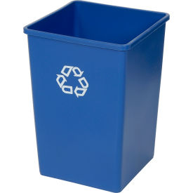 Recycling Can, 35 Gallon, Blue