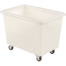 Medium Duty Plastic Box Truck, 6 Bushel, White
