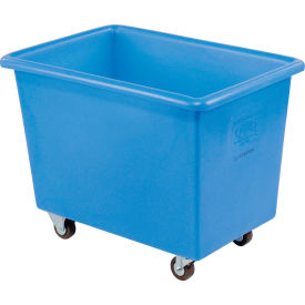Medium Duty Plastic Box Truck, 6 Bushel, Blue