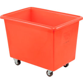 Medium Duty Plastic Box Truck, 6 Bushel, Red