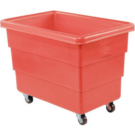 Red Plastic Box Truck 8 Bushel Medium Duty