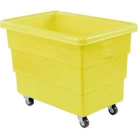 Yellow Plastic Box Truck 8 Bushel Medium Duty