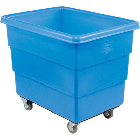 Medium Duty Plastic Box Truck, 10 Bushel, Blue