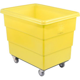 Medium Duty Plastic Box Truck, 10 Bushel, Yellow