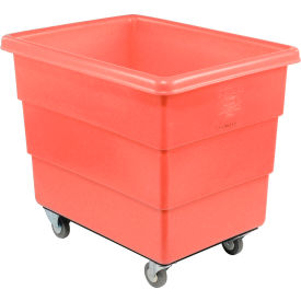 Medium Duty Plastic Box Truck, 12 Bushel, Red