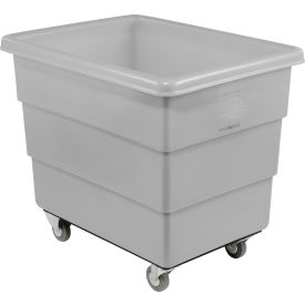 Medium Duty Plastic Box Truck, 16 Bushel, Gray