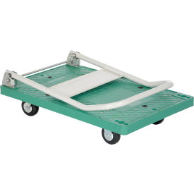 Folding Plastic Deck Platform Truck 33 x 21 500 Lb. Capacity