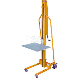 Hand Winch Operated Office Lift Truck 220 Lb. Cap.