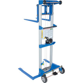 Lightweight Hand Operated Lift Truck A-LIFT-S-EHP 400 Lb. Straddle Legs
