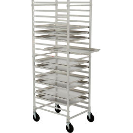 Bakers Sheet Pan Rack, Economy, Knock Down, End Loading, Aluminum