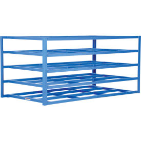5 Shelf Horizontal Sheet Rack, 10000 Lb Capacity, Blue