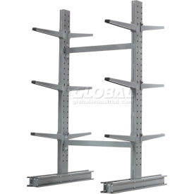 Double Sided Cantilever Rack Starter, 48"Wx54"Dx72"H - 1000 Series