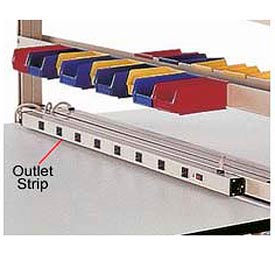 Pro-Line Power Strip W/ 8 Outlets & 6'L Cord, 36"W