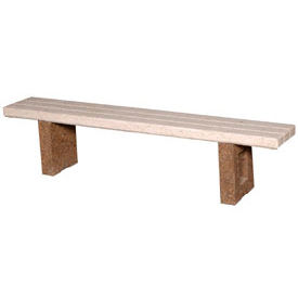 Concrete 72" Commercial Flat Bench