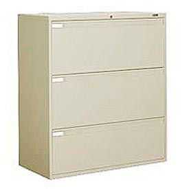9300 Series 36"W 3 Drawer Binder Lateral File Cabinet, Putty